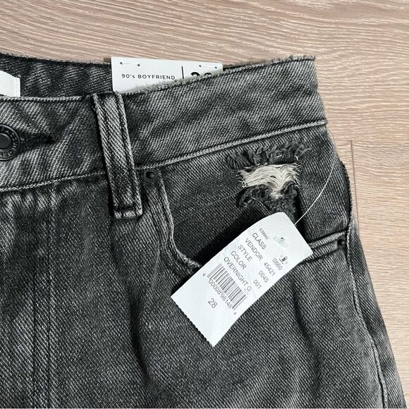 Pacsun Washed Black Ripped '90s Boyfriend Jeans 28 - Picture 5 of 10